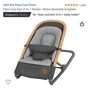 *SOLD elsewhere* Maxi-Cosi Kori 2-in-1 Rocker, Graphite